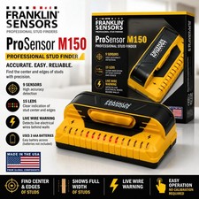 Franklin Sensors ProSensor M150 Stud Finder 9 Sensors Live Wire Detection New