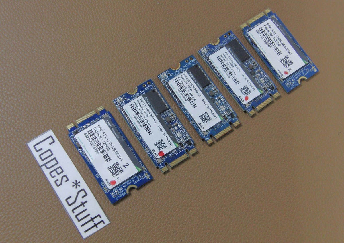 LOT (5) 120GB M.2 SSD 2242 Apacer A33.175HGB Solid State Drive | eBay