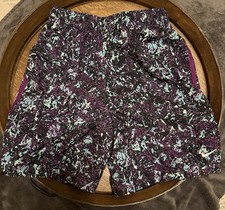 NWT Nike Dri-Fit Shorts Youth Kids Boys SZ Large Purple Black Blue FV0275-503