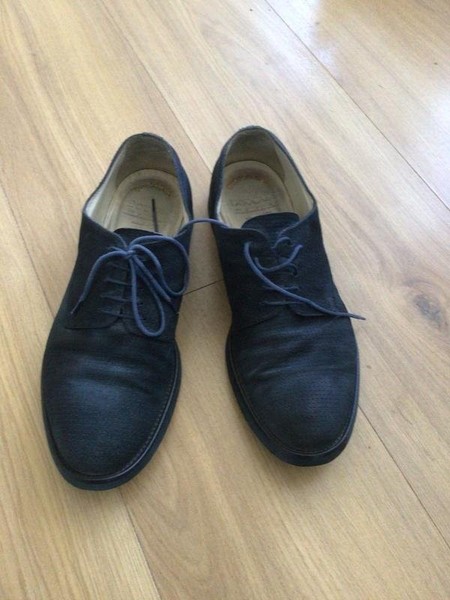 Men Doucal's Boots Navy Suede 40