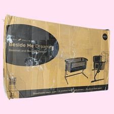 Baby Delight Beside Me Dreamer Bassinet Bedside Sleeper Gray 06040 NO0350 VK 