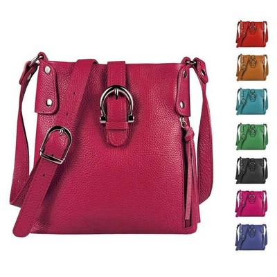 DAMEN echt LEDER TASCHE CROSSBODY BAG Umhängetasche Schultertasche CROSSOVER