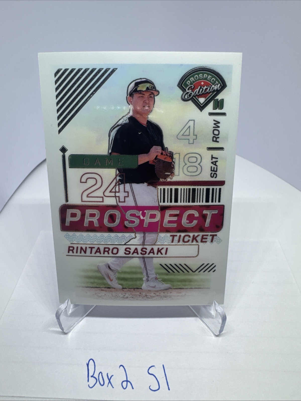 2024 Panini Prospect Edition Rintaro Sasaki #101 (RC)