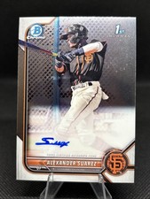 Alexander Suarez 2022 Bowman Chrome Auto #CPA-ASR
