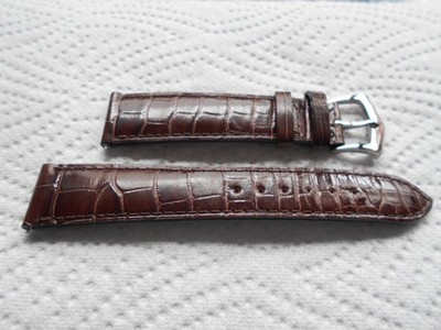 Patek Philippe Uhrenband - Original- Alligator Braun 19/16mm