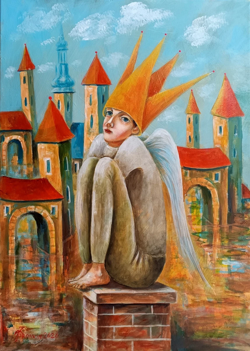 Oil Painting Angels Original Art Paintings for sale | eBay