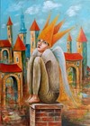 ORIGINAL Oil Painting canvas modern CONTEMPORARY ART surrealism Pronkin 2026 AN1