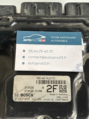 MD1CS006 CALCULATEUR MOTEUR A DECODER RENAULT MEGANE BDCI 0281036484 237104328S - Imagen 7 de 8