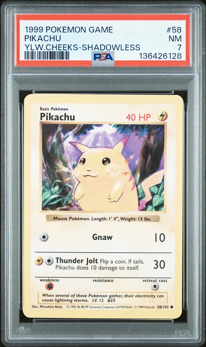 Pokémon TCG Grade 7 Pikachu Individual Collectible Card Game Cards