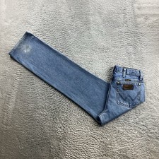 Jeans uomo vintage Wrangler W30 L34 blu 36MWZ slim dritto fit denim pantaloni