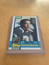 1990 Topps #386 Leslie O'Neal San Diego Chargers Football Card