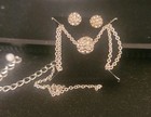 AVON 2014 Pretty Pave Circle Necklace & Earring Gift Set, Silver Tone  — photo 3