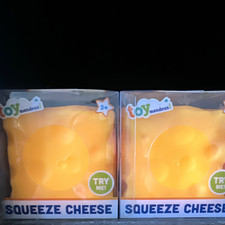 Toymendous Squeeze Cheese Yellow Tactile Squeeze Toy Ages 3-5