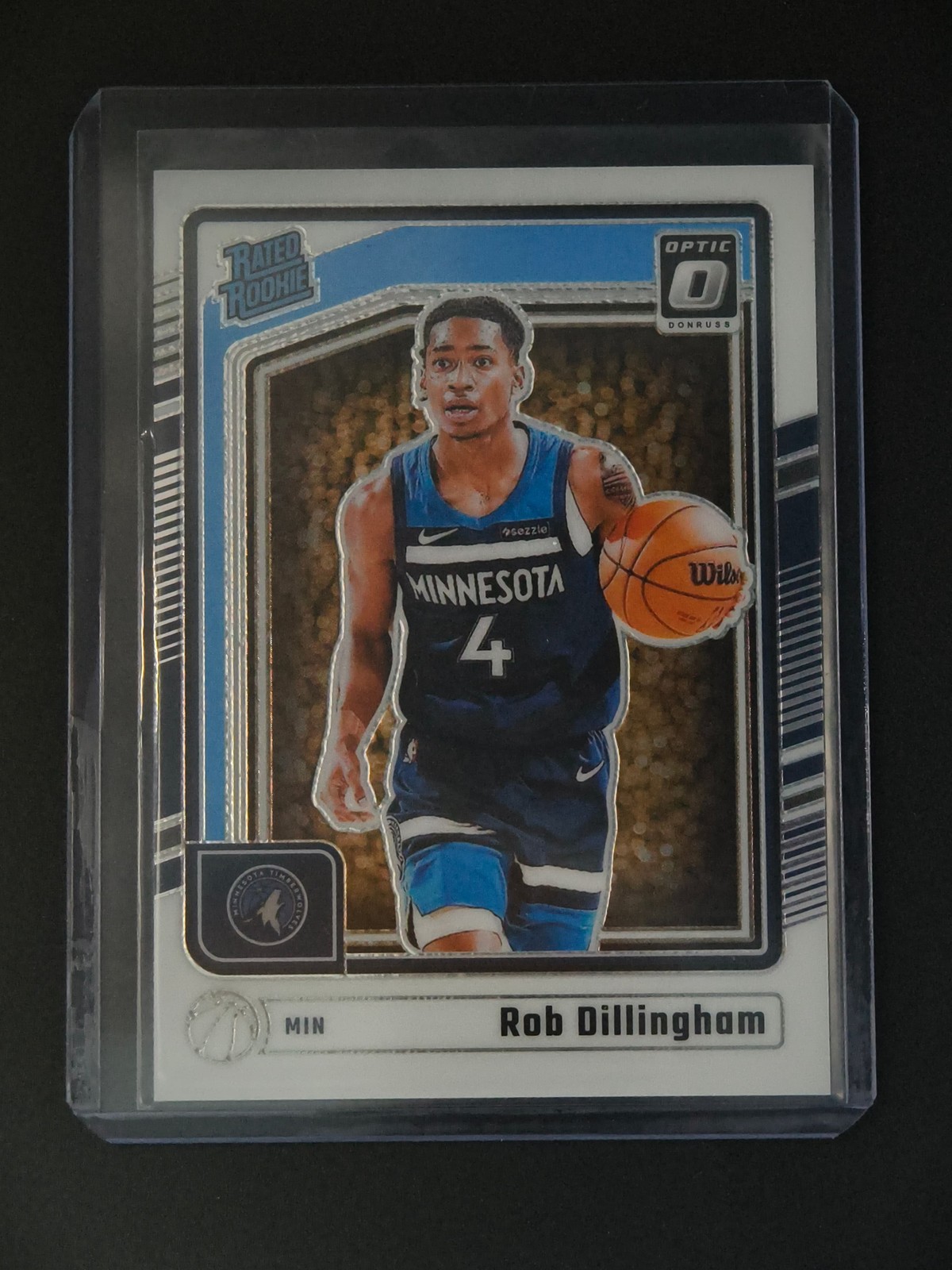 Rob Dillingham RC 2024-25 Panini Donruss Optic Basketball Rated Rookie #259 [3hk
