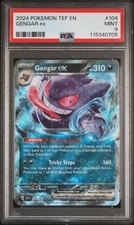 2024 GENGAR EX #104 POKEMON TEMPORAL FORCES EN PSA 9 MINT