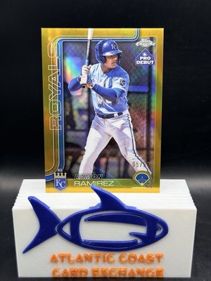 2025 Topps Pro Debut Chrome RAMON RAMIREZ Gold /50 #PDC-73 SP Rookie Royals