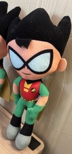 Teen Titans Go Robin Toy Factory Plush DC Comics Stuffed Toy Black Cape 11.5  