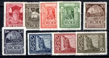 AEGEAN ISLANDS 1932 105-113 ** MINT NICE SET OF POSTAGE STAMPS (I2936