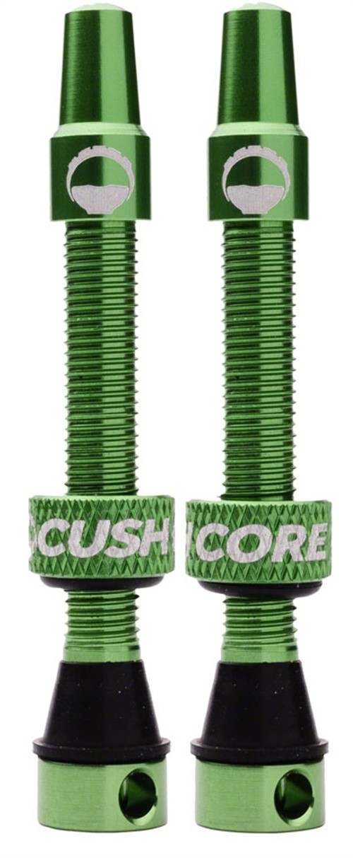 CushCore Tubeless Presta Valve Set - 44mm Green 5790₽