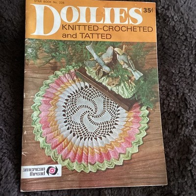 STAR Doilies BOOK #228 (33 Pages) - Knitted, Crocheted & Tatted (American Thread