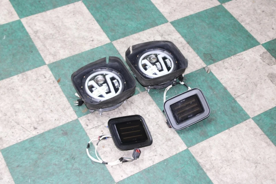 03-09 Hummer H2 Aftermarket Pair LH RH Headlight Head Light Lamps LED W/ Markers Foto 3 de 4