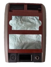 2004-2007 Dodge Durango Radio Heater Bezel Wwood Grain Detailing 5jq231j3ac