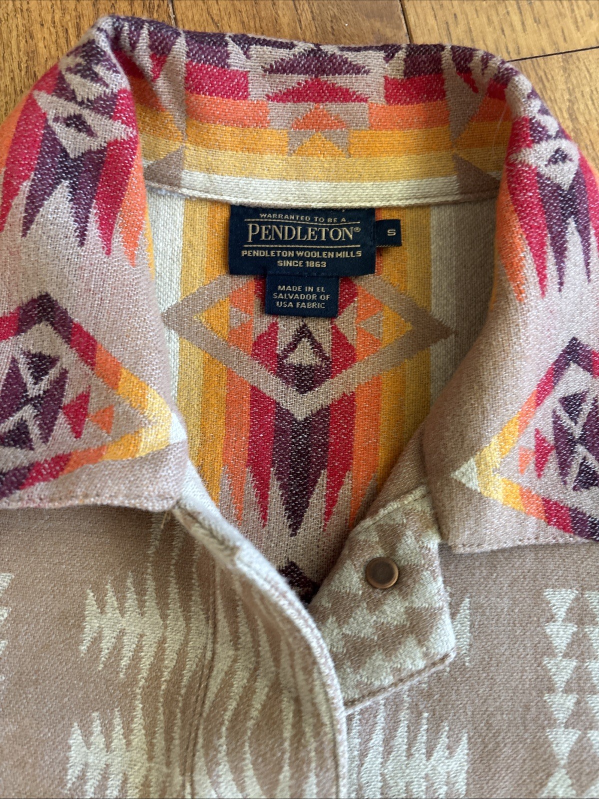 Pendleton Virgin Wool Barn Jacket Coat southweste… - image 5