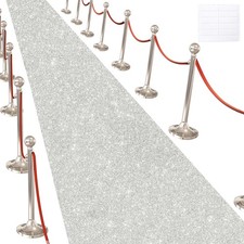 Alfombra de pasillo con purpurina fiestas, tela no tejida de 200 g/m&sup2; de grosor