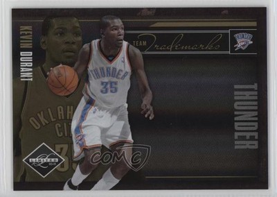 2010-11 Panini Limited Team Trademarks Spotlight Gold 22/24 Kevin Durant #12 4f5