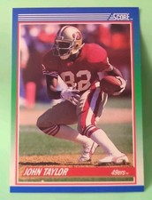 1990 Score - John Taylor #9 - San Francisco 49ers