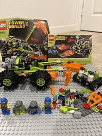LEGO Power Miners: Claw Digger (8959) & 8958 Thunder Drill