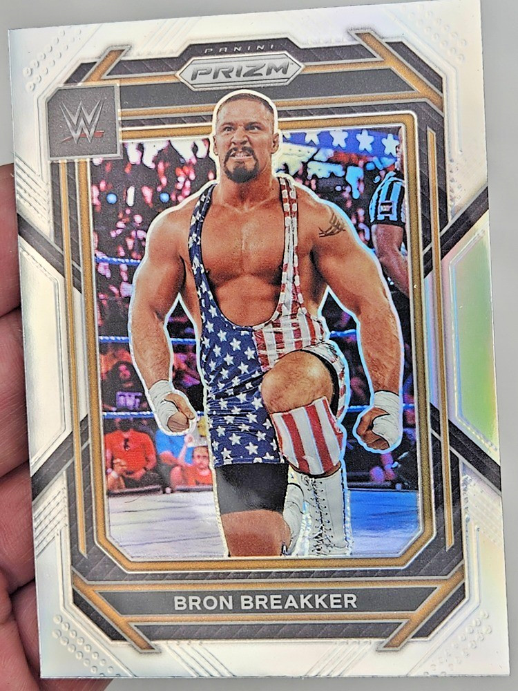 2023 Panini Prizm WWE BRON BREAKKER #161 Silver Prizm