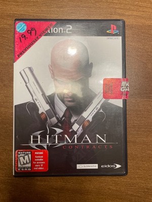 Hitman: Contracts (Sony PlayStation 2, 2004) disc and disc no-manual Tested