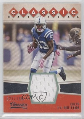 2016 Panini Classics Classic Material 27/199 TY Hilton #6 2w3