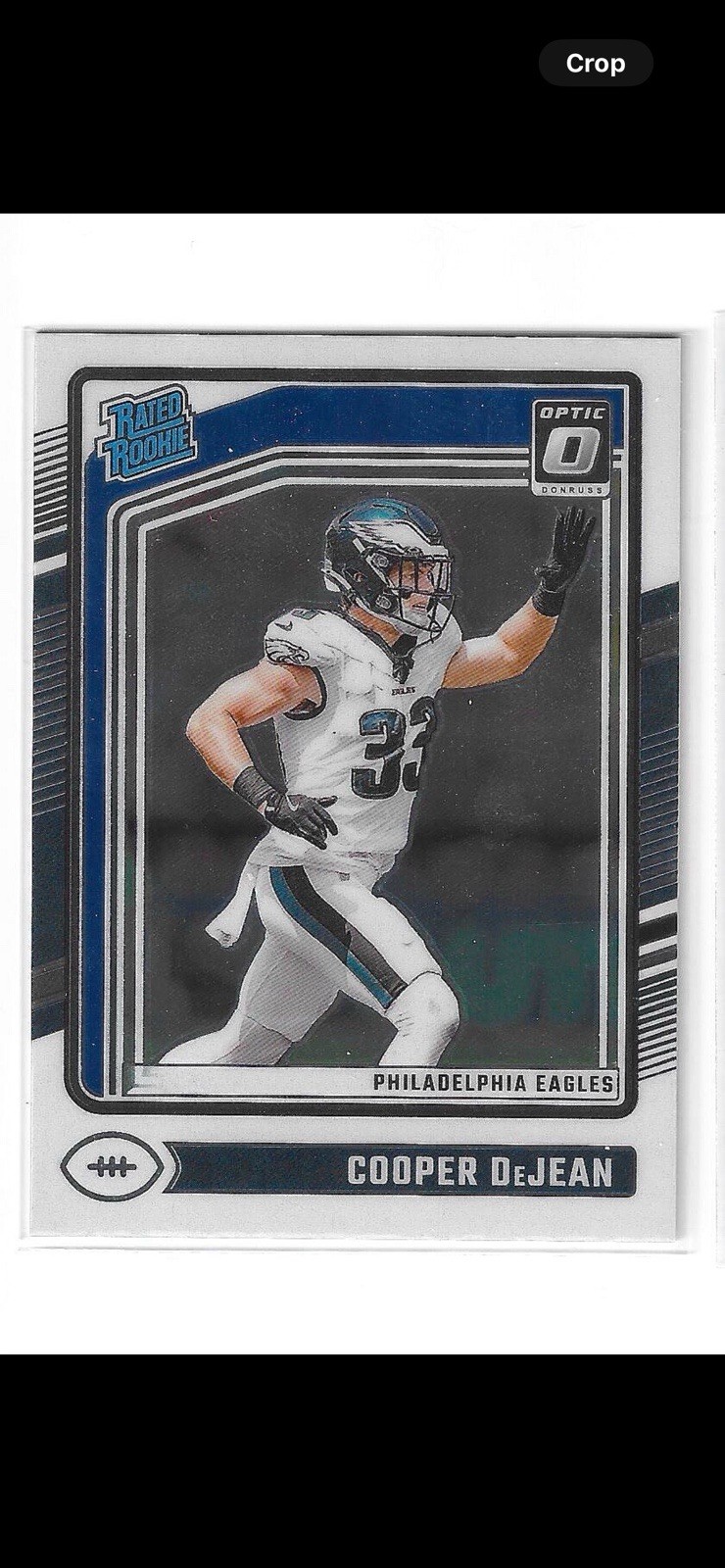 Cooper DeJean 2024 Donruss Optic RC #221 Philadelphia Eagles