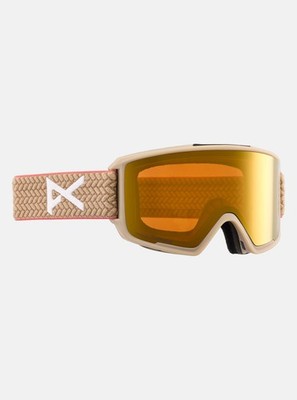 Anon Schneebrille M3 Goggle + Ersatzglas und Maske Summit Taupe, Lens: Perceive 