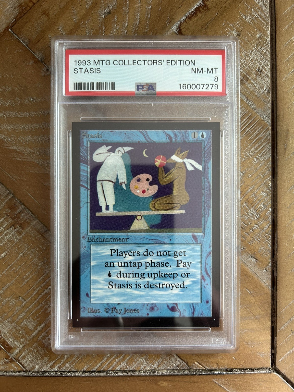 Magic the Gathering - MtG | Stasis - 1993 Collectors’ Edition | PSA 8 NM-MT