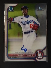 Eddys Leonard 2022 Topps Bowman Chrome 1st Bowman Prospect Auto [3hk