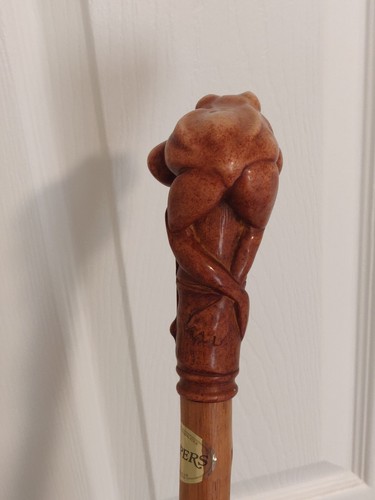 Perched Frog Handle 36½" Walking Stick Cooper's of England Resin Frog - Picture 3 of 8