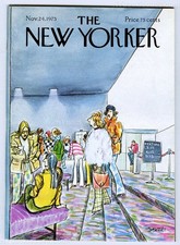 New Yorker magazine November 24 1975 Ralph Schoenstein SNL Saturday Night Live