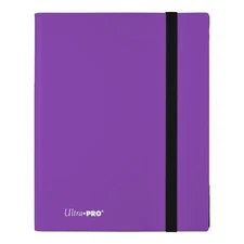 Royal Purple Display Album Acid Free Safe Holds 360 Cards Side Loading Design