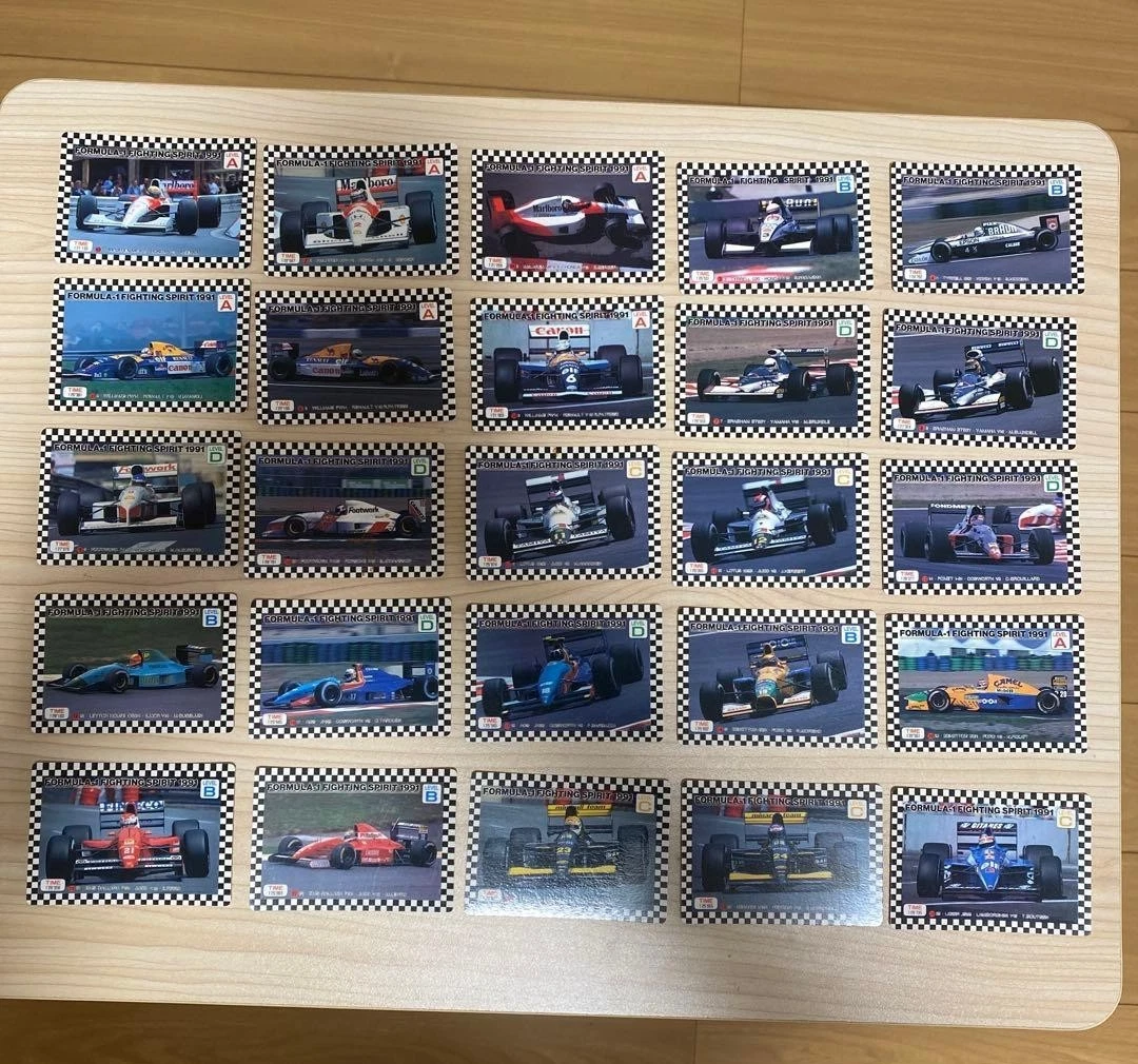 当時物　アマダ　F1カード 1991 11枚セット Formula 1 Auto Racing 1991 Season Sports Trading Cards