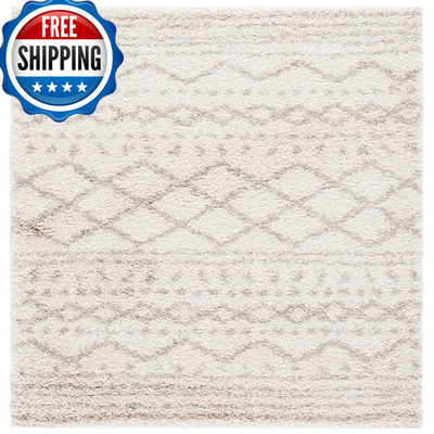 Safavieh Arizona Shag Collection Area Rug - 32 X 5 Ivory Beige Moroccan Boho