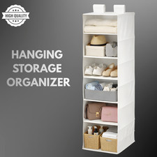 IKEA SKUBB Hanging Wardrobe Organizer 6 Compartment Closet Storage 35x45x125cm