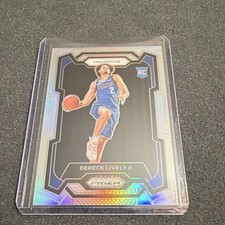 Panini Prizm Silver Prizm Rookie Dereck Lively II #163 Dallas Mavericks 2023-24