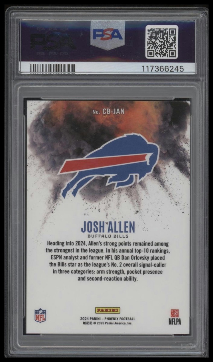 2024 Panini Phoenix Color Blast Josh Allen CB-JAN PSA 10 | eBay
