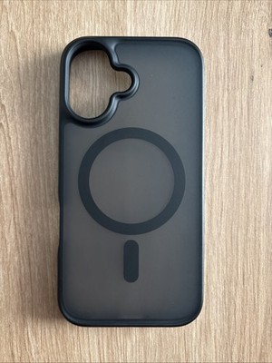 Torras iPhone 16 Schutzhülle,MagSafe,Schwarz, Durchsichtig,OVP, Gebraucht