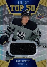 2019-20 Upper Deck Allure Top 50 Jerseys #T5024 Blake Lizotte C Jersey - HKY