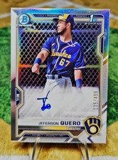 2021 Bowman Chrome - Prospect Autographs Jeferson Quero #CPA-JQ Refractor...
