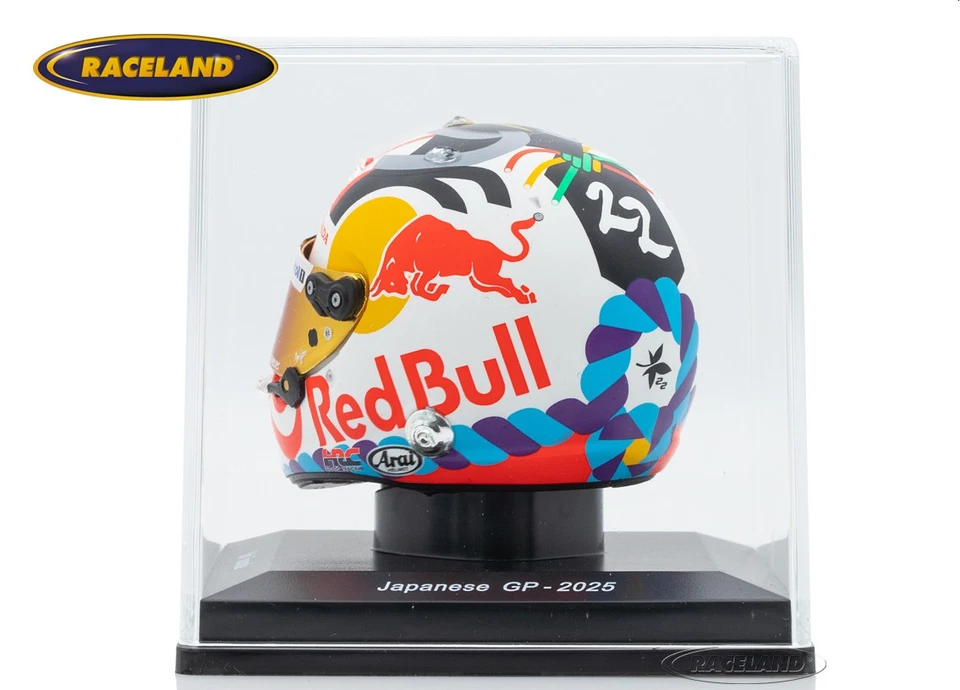 Helm/Helmet F1 Team Oracle Red Bull GP Japan 2025 Yuki Tsunoda, Spark 1:5 5HF204 - Bild 4 von 4